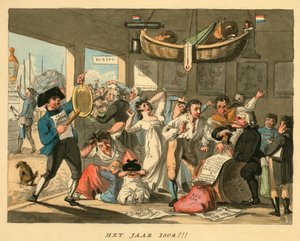 1804年!!!、1794年公開（手塗りの彫刻） 作： Dutch School
